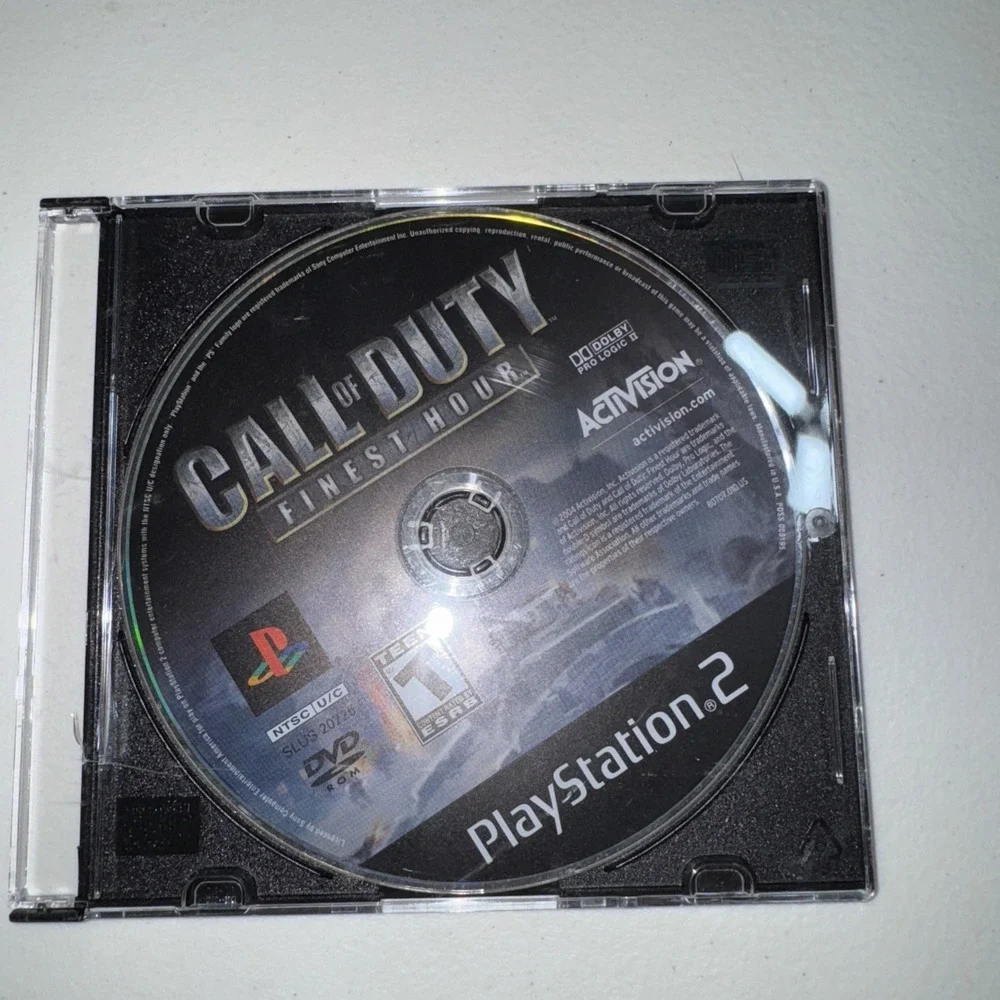 Call of Duty Finest Hour (PlayStation 2 PS2) NO TRACKING - DISC ONLY 5050‎